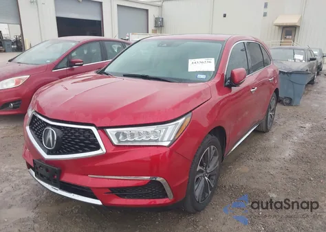 2020 Acura Mdx Technology Package z USA, uszkodzony, nr VIN 5J8YD3H5XLL008474